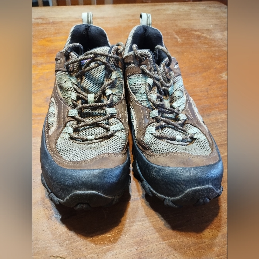 Patagonia Drifter A/C Hiking Shoes, Women's Size 9.5, Brown & Green, Goo… - Picture 2 of 16